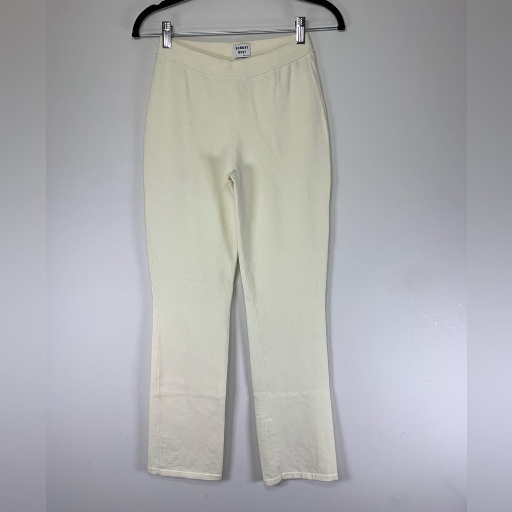 Sunday Best Cream Trousers - Size Small